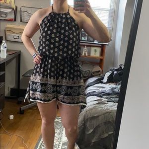 Halter romper; size medium